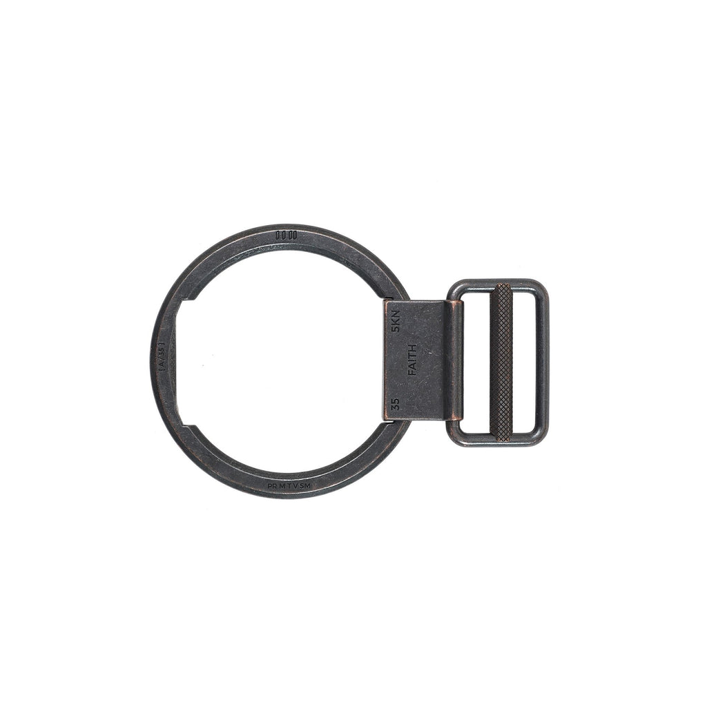 Faith Lock Belt/Keyring, Black