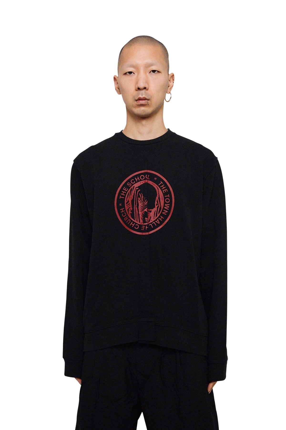 Fraternity Heavy Crewneck, Black - L | #size_us L  = jp 3 = eu 50