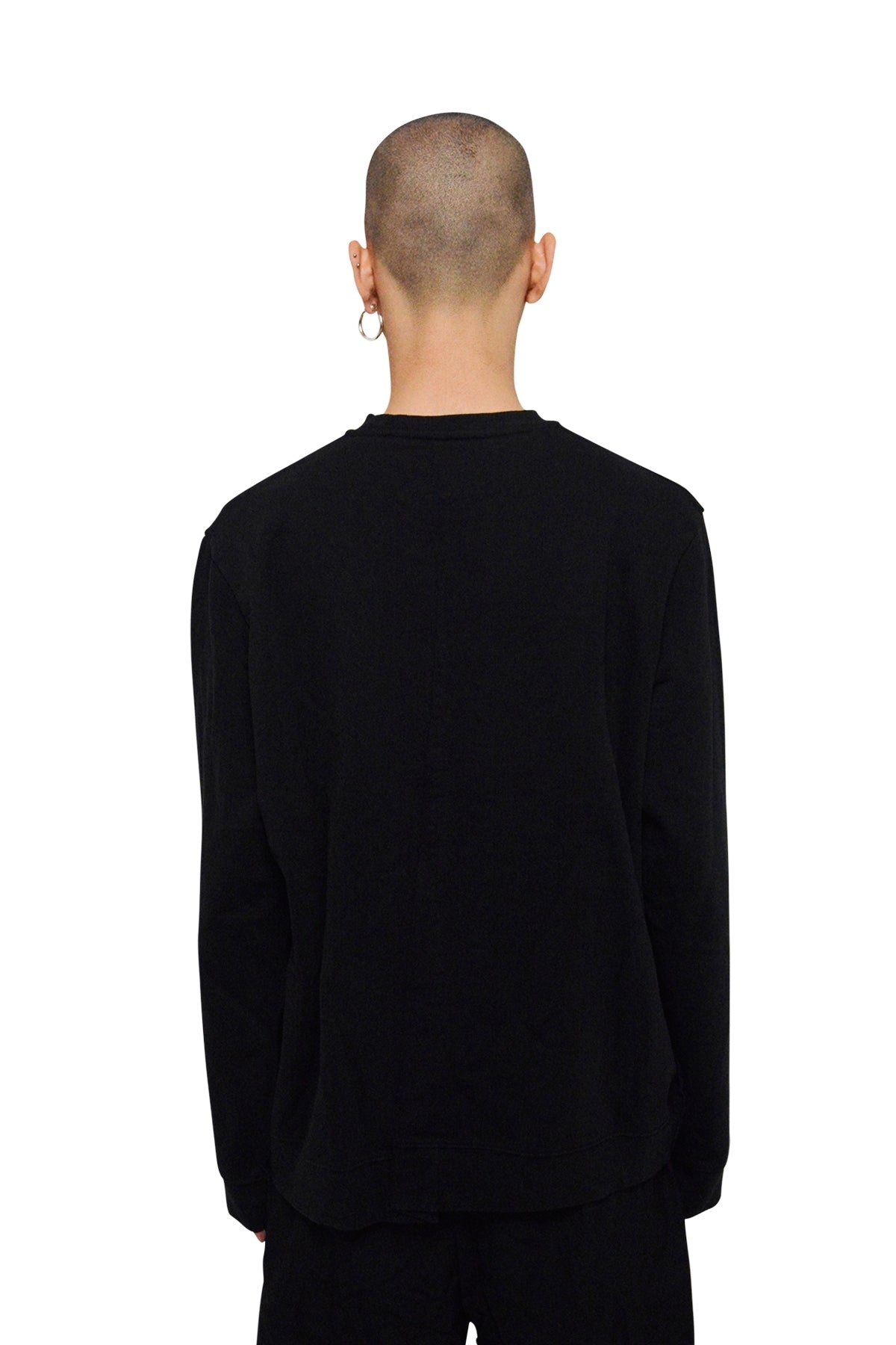 Fraternity Heavy Crewneck, Black