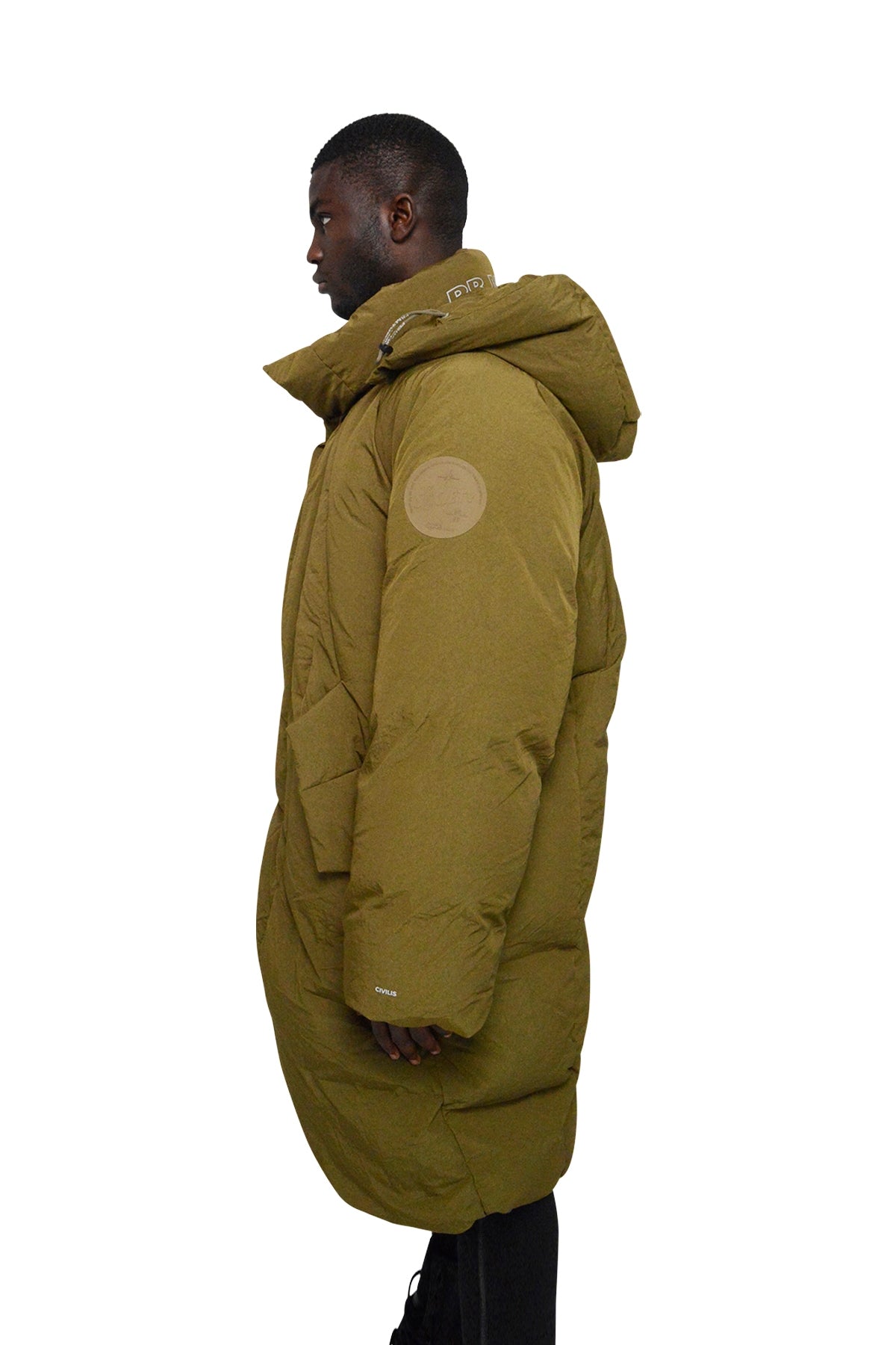Geo Cut Oversized Puffer