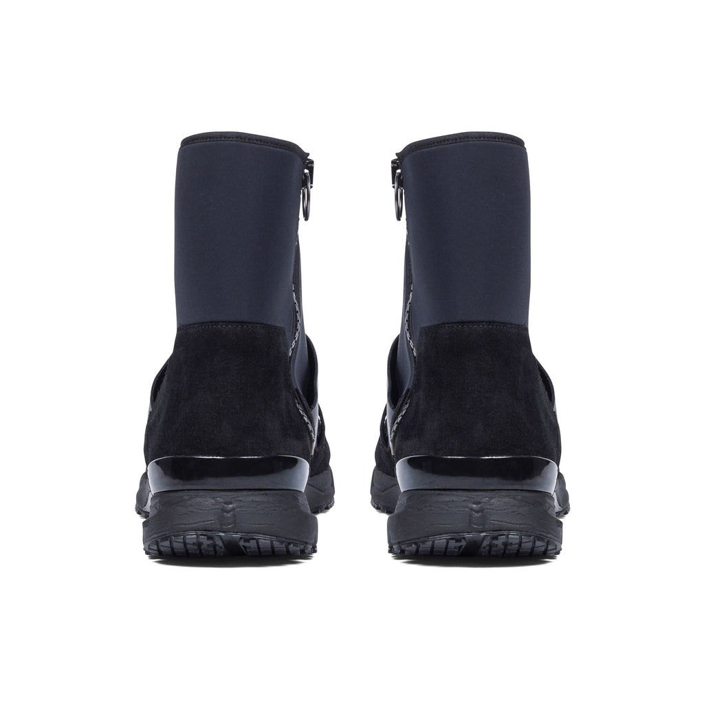 Flash High-Top Sneakers, Black/Blue
