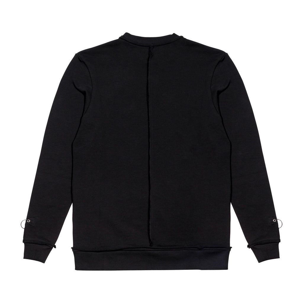 Taitt Face Sweater, Black
