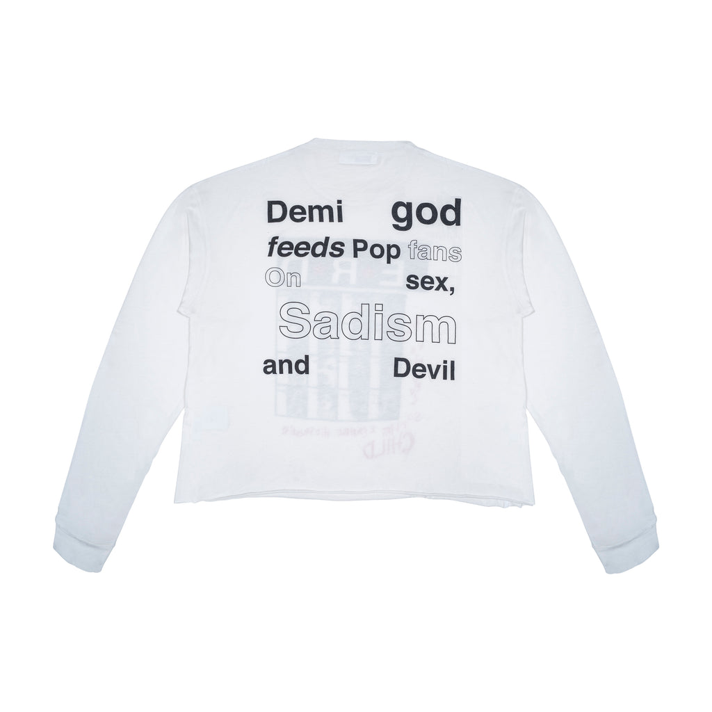 PRAY TO THE DEVIL LS, WHITE