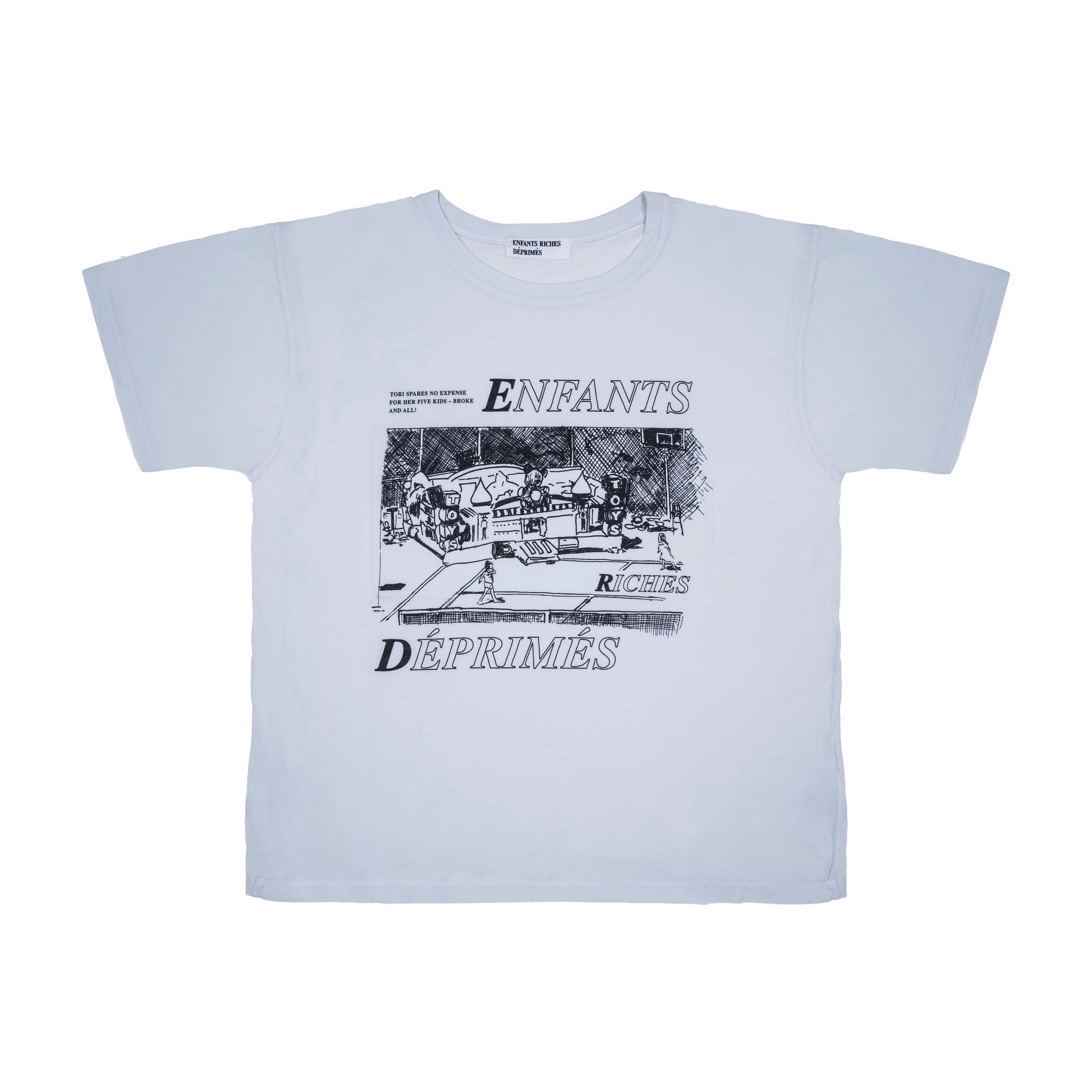 ERD - TOYS T-SHIRT, WHITE - M | #size_us M = jp 2 = eu 48