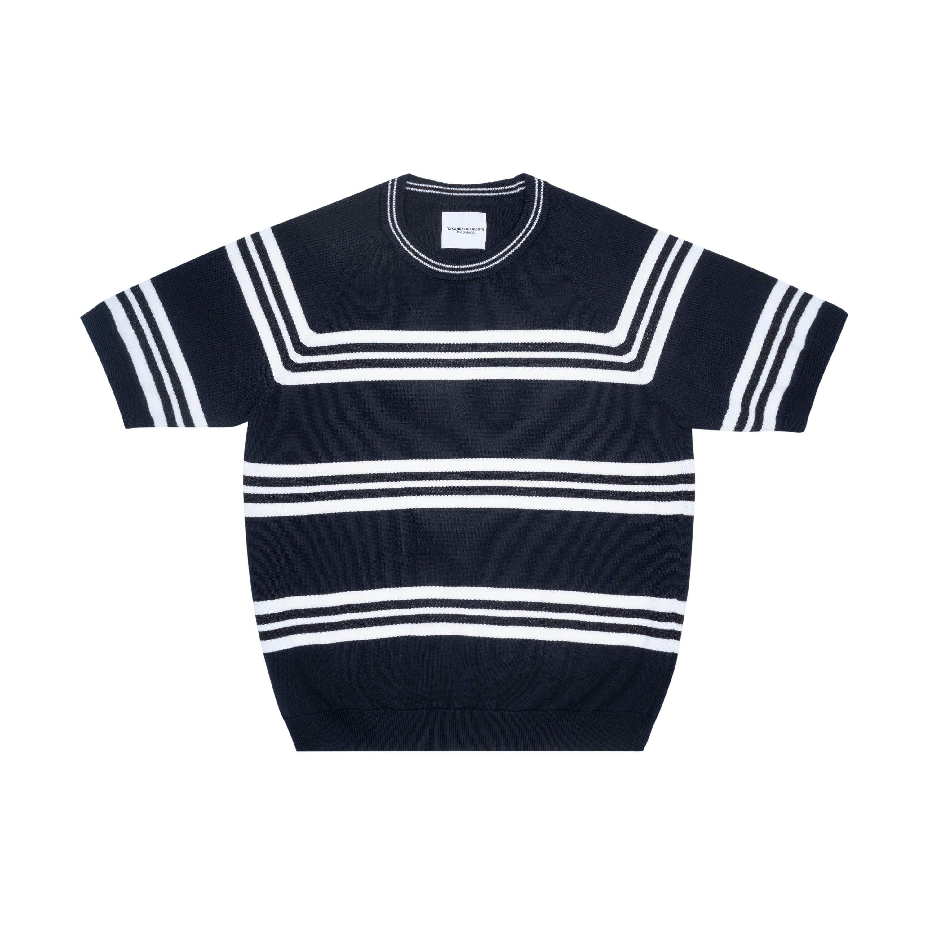 THE SOLOIST - KNIT TOP, STRIPED - SIZE 50 | #size_us L  = jp 3 = eu 50