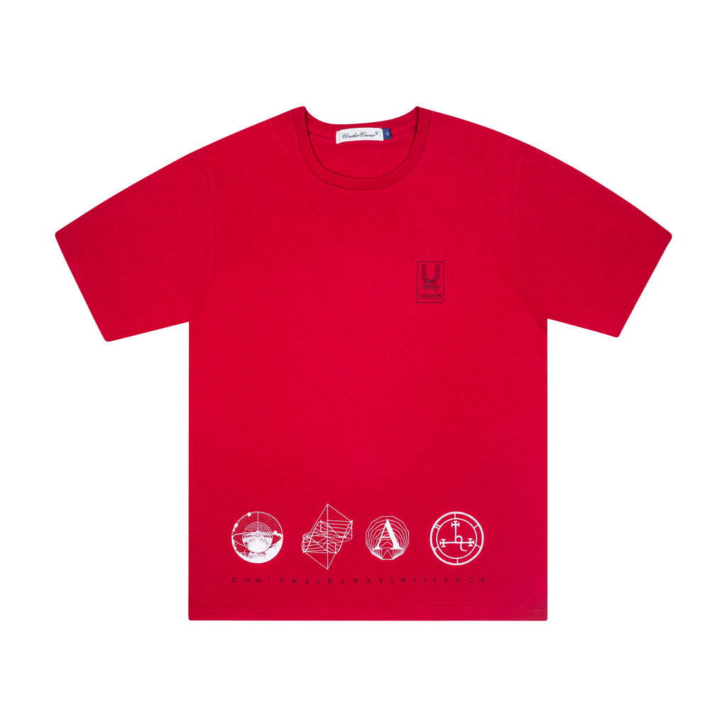 UNDERCOVER - U RECORDS TS, RED - 1 | #size_us S  = jp 1 = eu 46