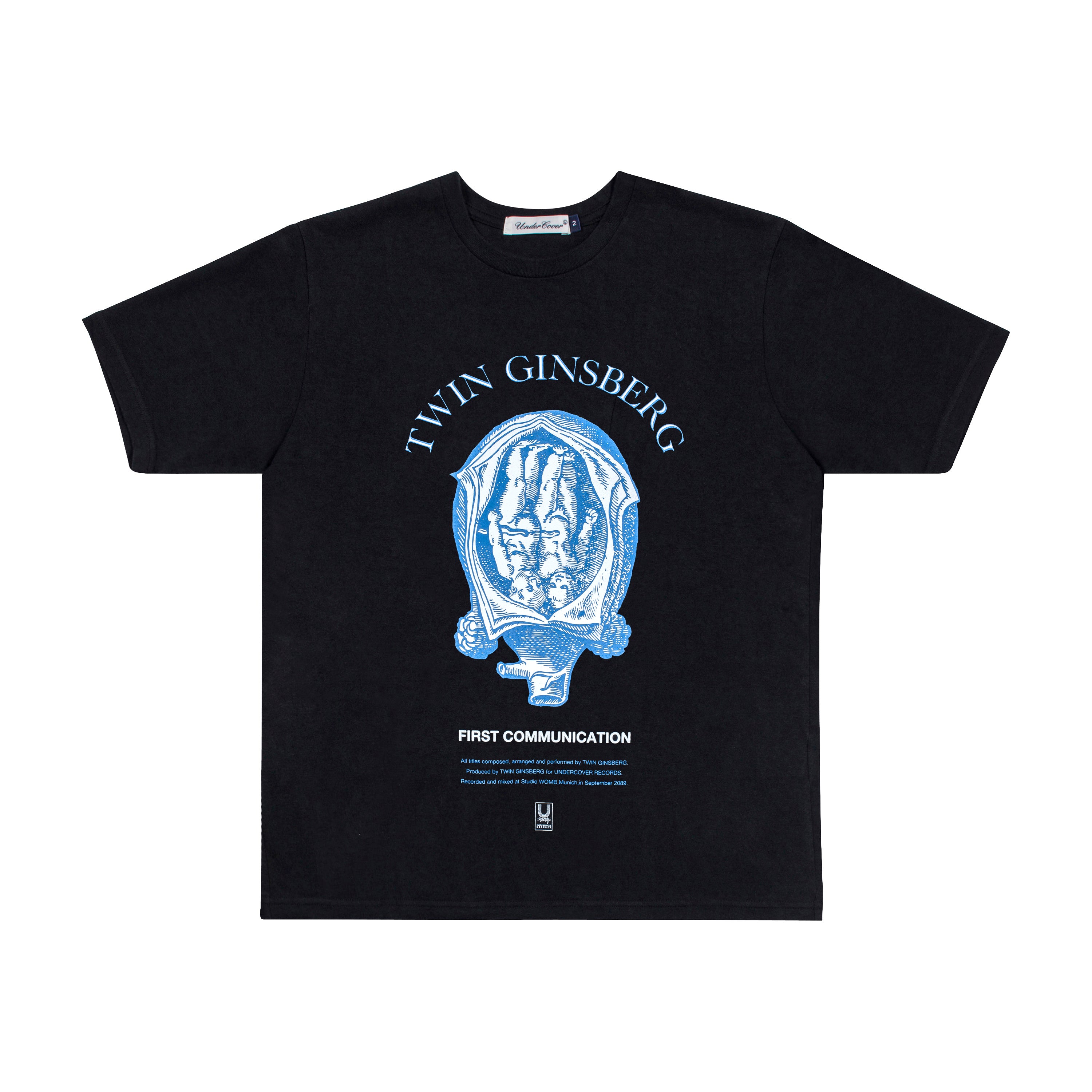 UNDERCOVER - TWIN GINSBERG TS, BLACK - 1 | #size_us S  = jp 1 = eu 46