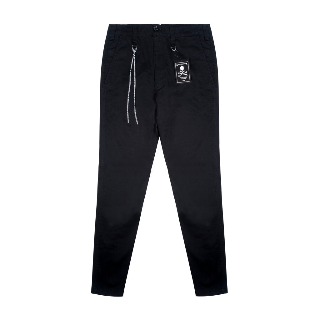 MASTERMIND - SKULL LOGO PANTS, BLACK - M | #size_us M = jp 2 = eu 48