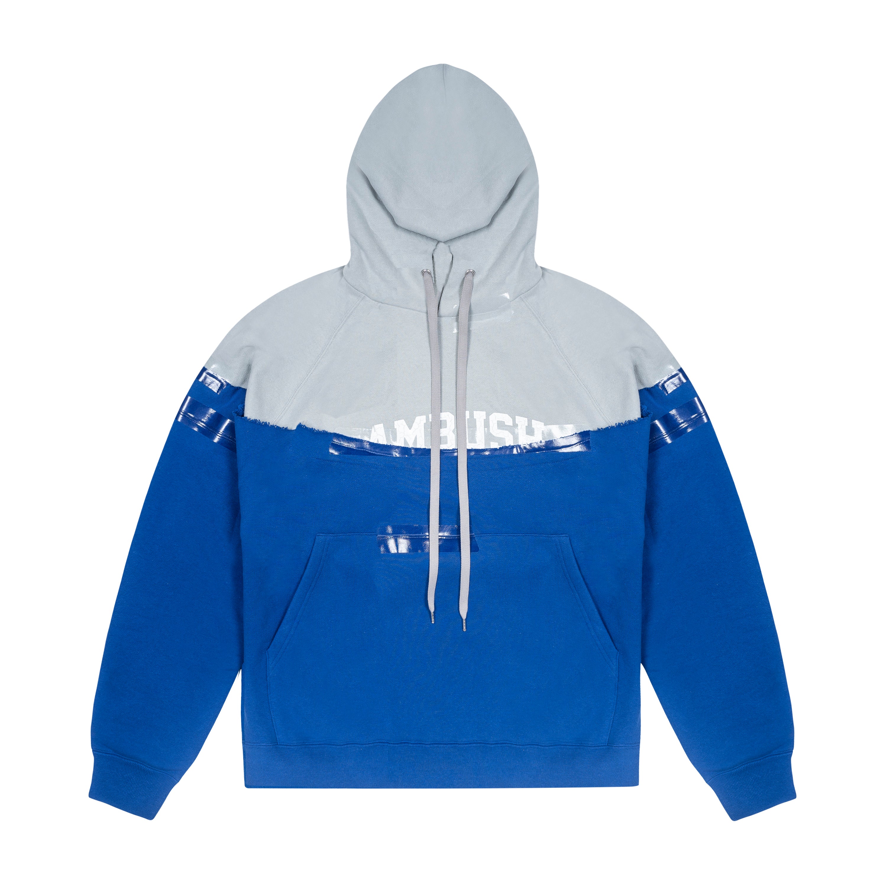 AMBUSH - TAPED HOODIE, BLUE - 1 | #size_us S  = jp 1 = eu 46