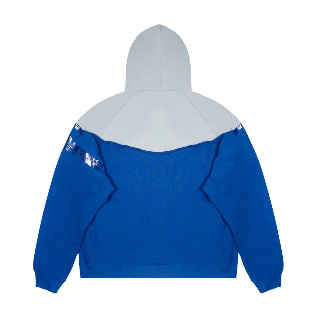 TAPED HOODIE, BLUE