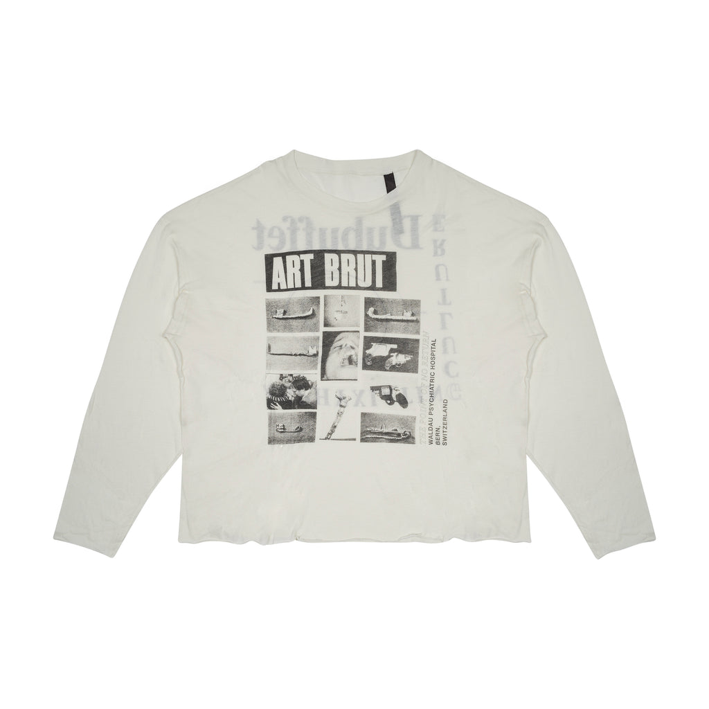 ERD - ART BRUT LS, WHITE - M | #size_us M = jp 2 = eu 48