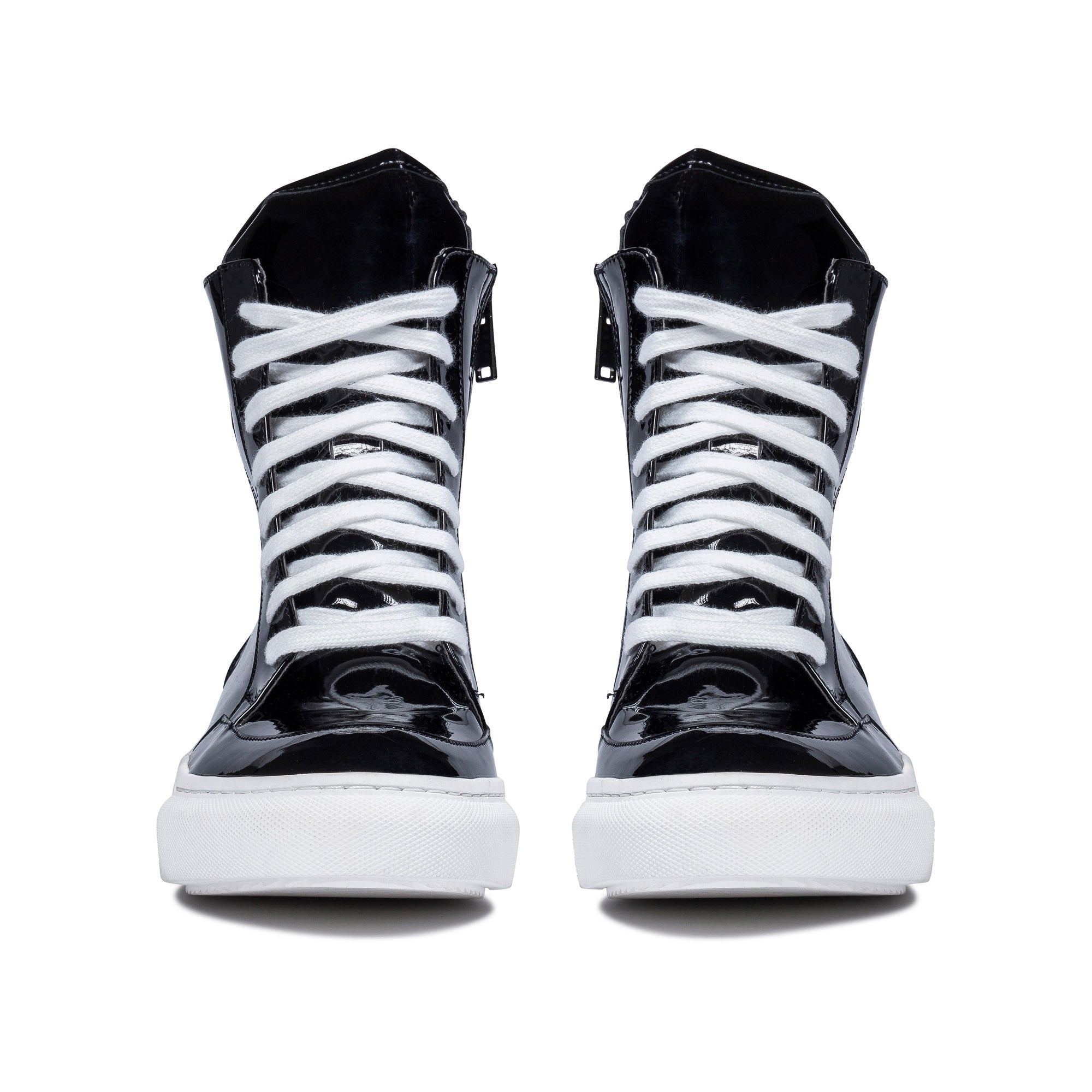 D by D, High-Top Sneakers,black