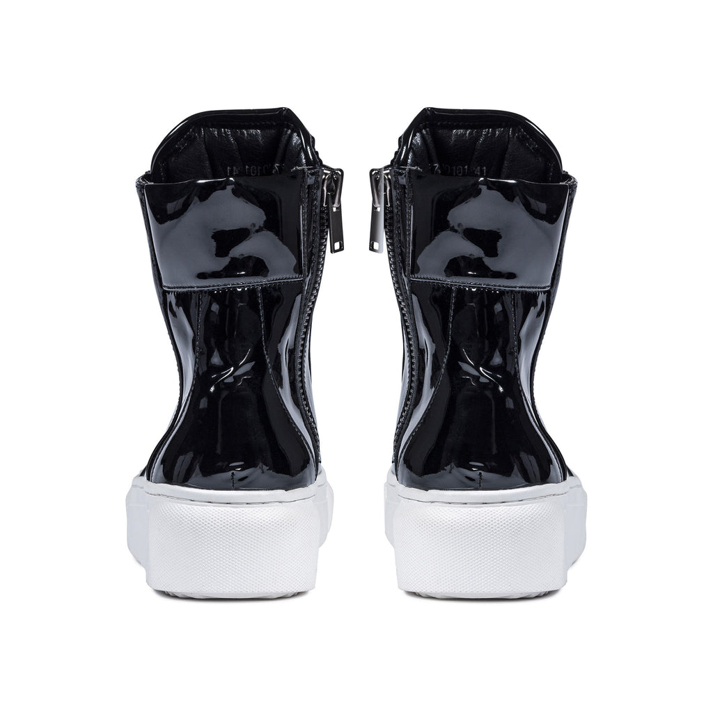 D by D, High-Top Sneakers,black
