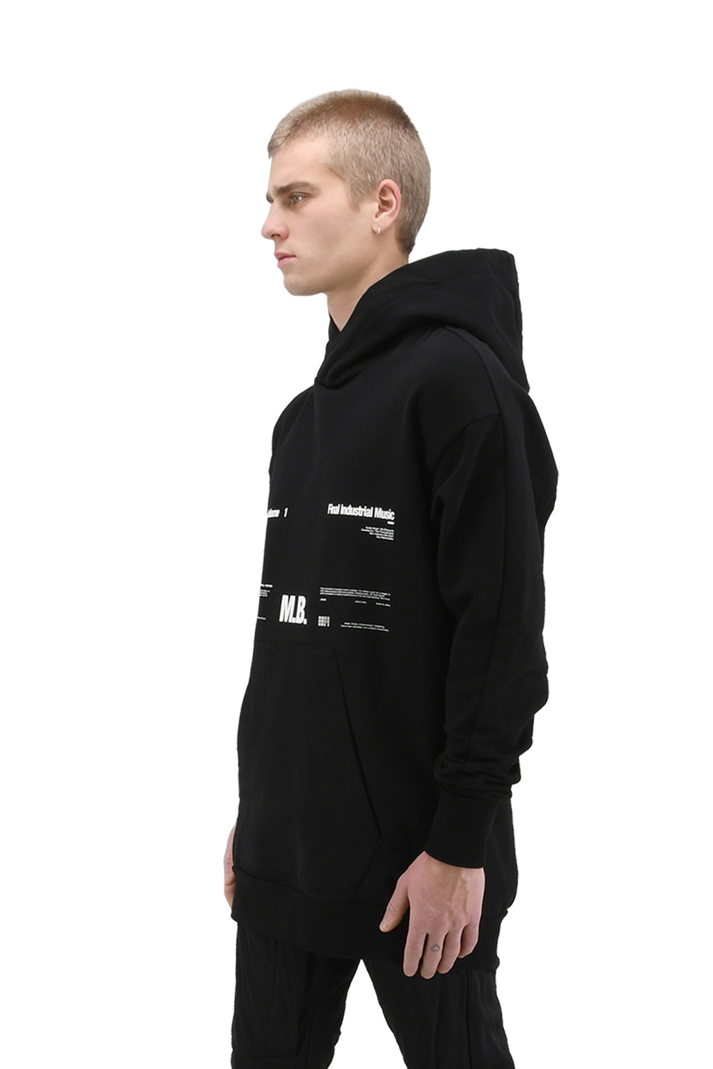 Brushed Back M.B. Hoodie