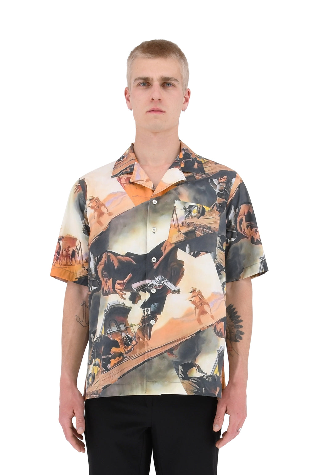 Gunslinger Hawaiian Shirt - M | #size_us M = jp 2 = eu 48