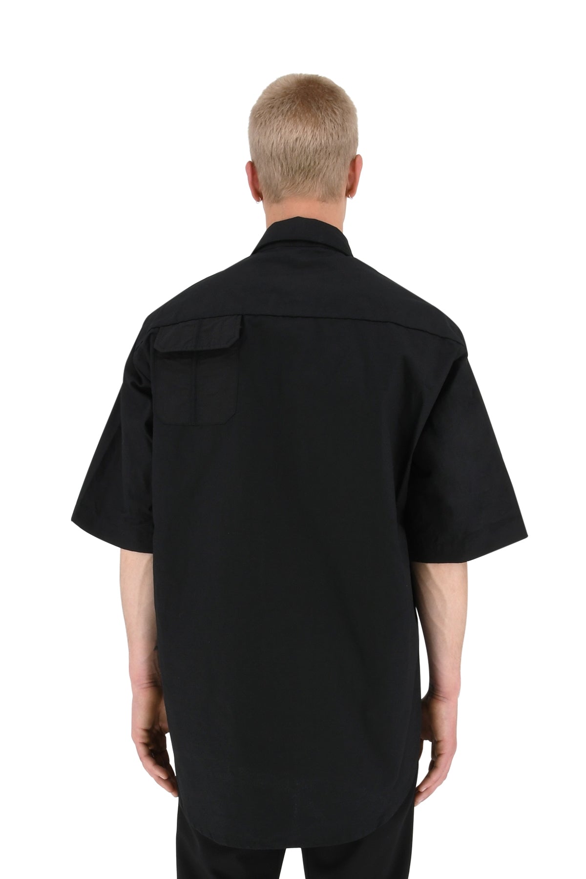 Short Sleeve Pocket Shirt, Black