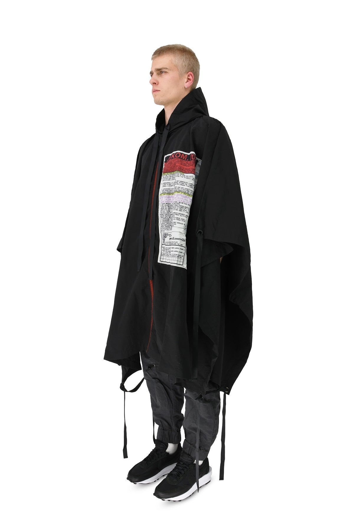 Nylon Cape, Black