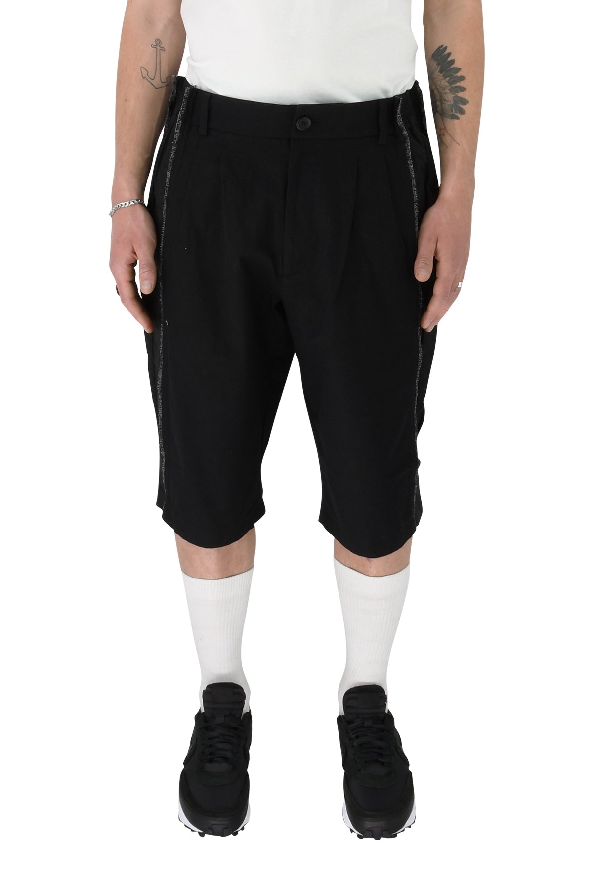 Mixed Tailored Shorts, Black - M | #size_us M = jp 2 = eu 48