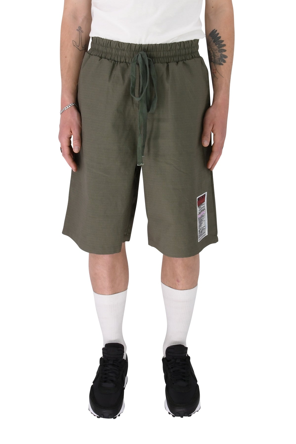 Oversized Shorts, Green - M | #size_us M = jp 2 = eu 48