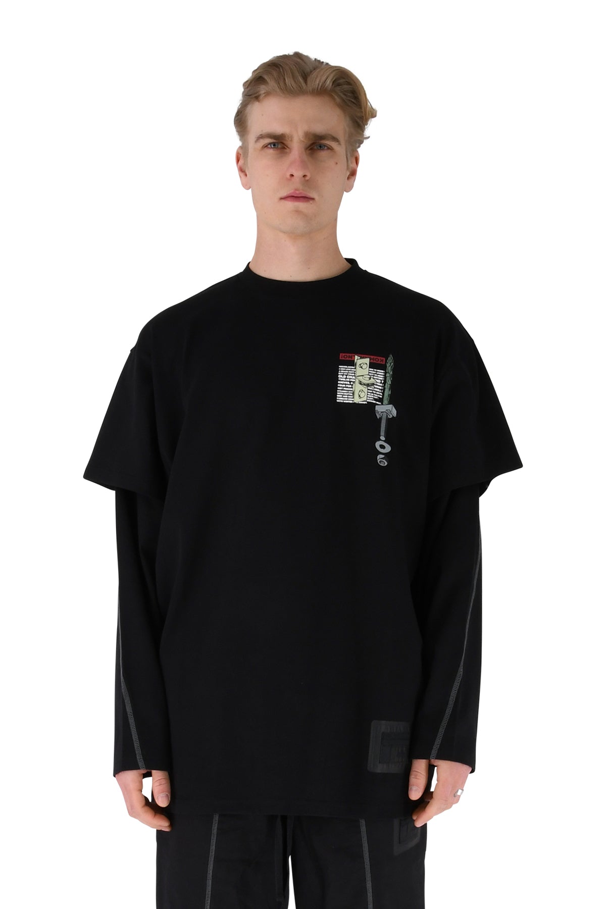 T-Head Bolt Double Sleeve T-Shirt - M | #size_us M = jp 2 = eu 48