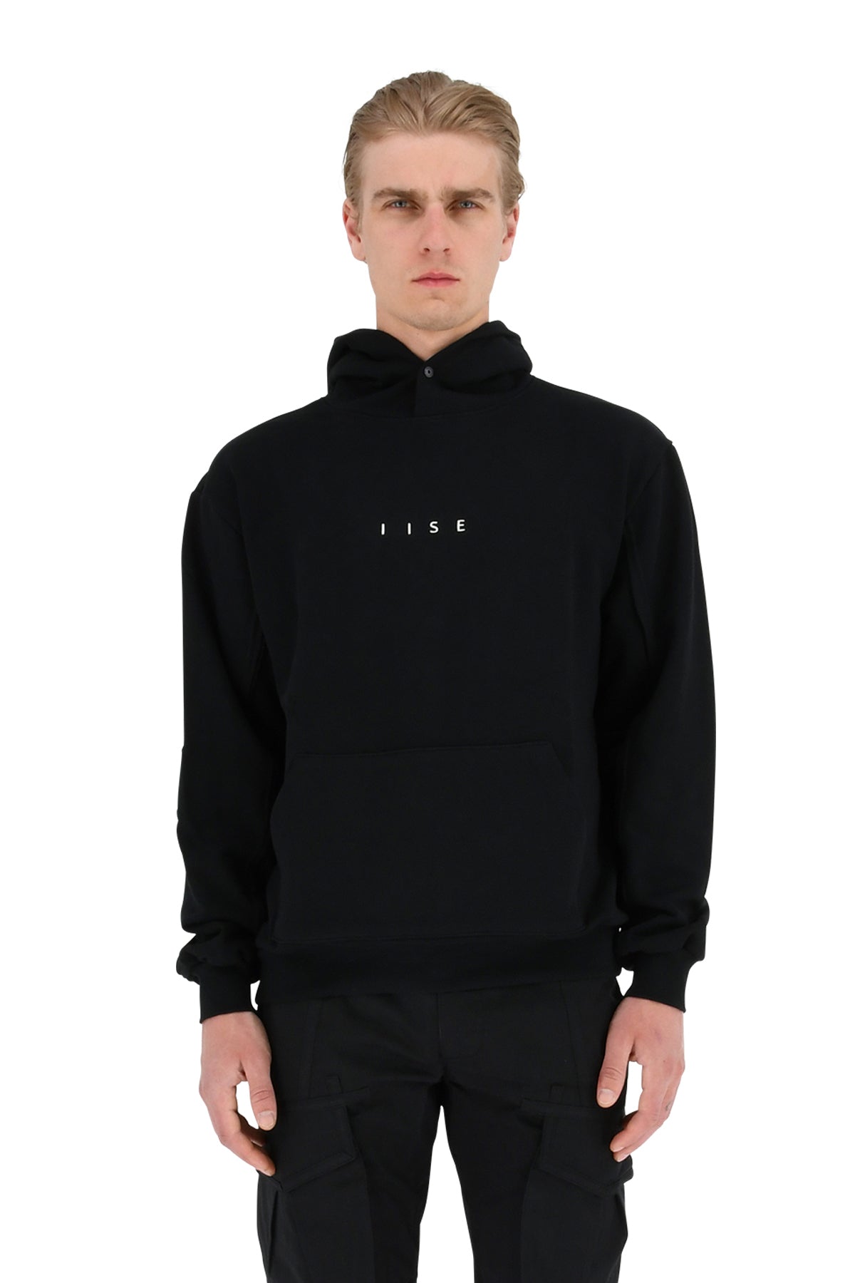 Logo Panel Hoodie, Black - M | #size_us M = jp 2 = eu 48