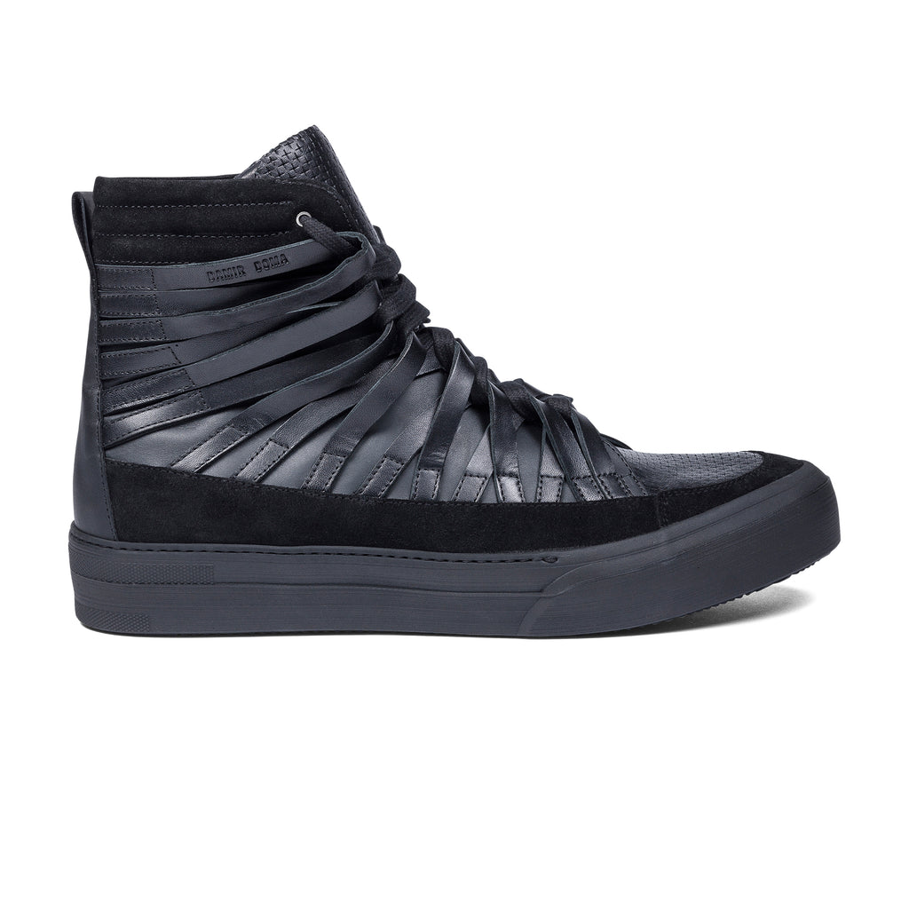 Falco High-Top Sneakers, Black