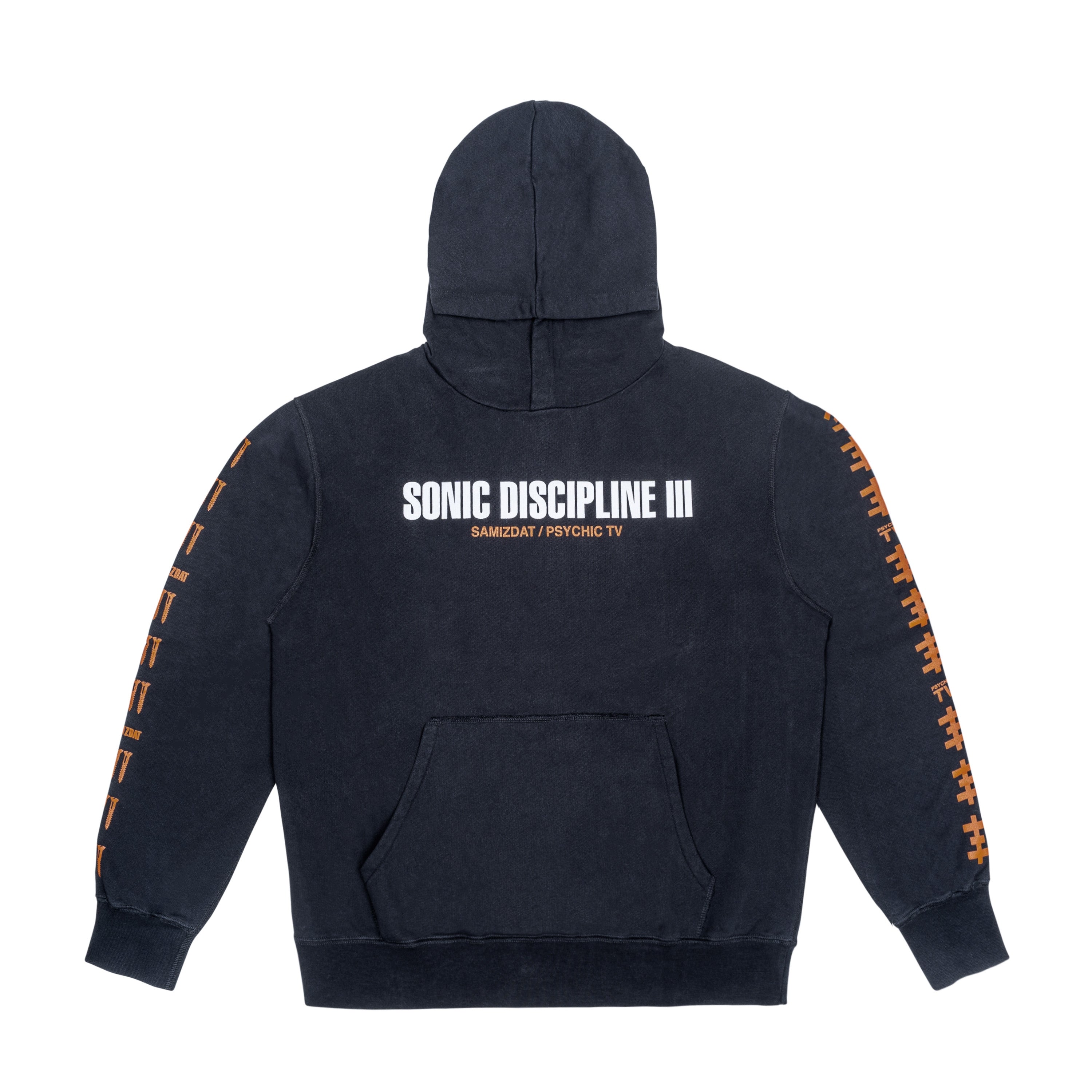 SAMIZDAT - SONIC DISCIPLINE III HOODIE, BLACK - S | #size_us S  = jp 1 = eu 46