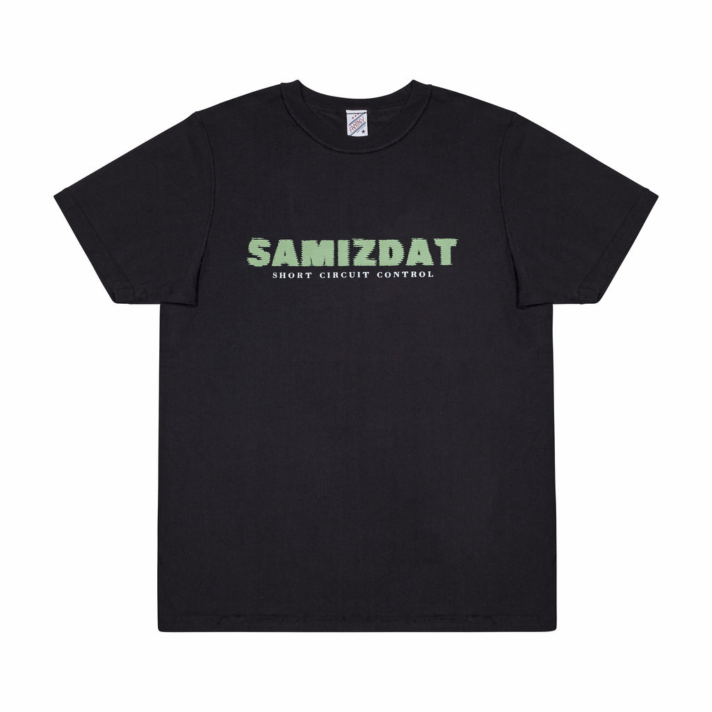 SAMIZDAT - LOGO T-SHIRT, BLACK - S | #size_us S  = jp 1 = eu 46