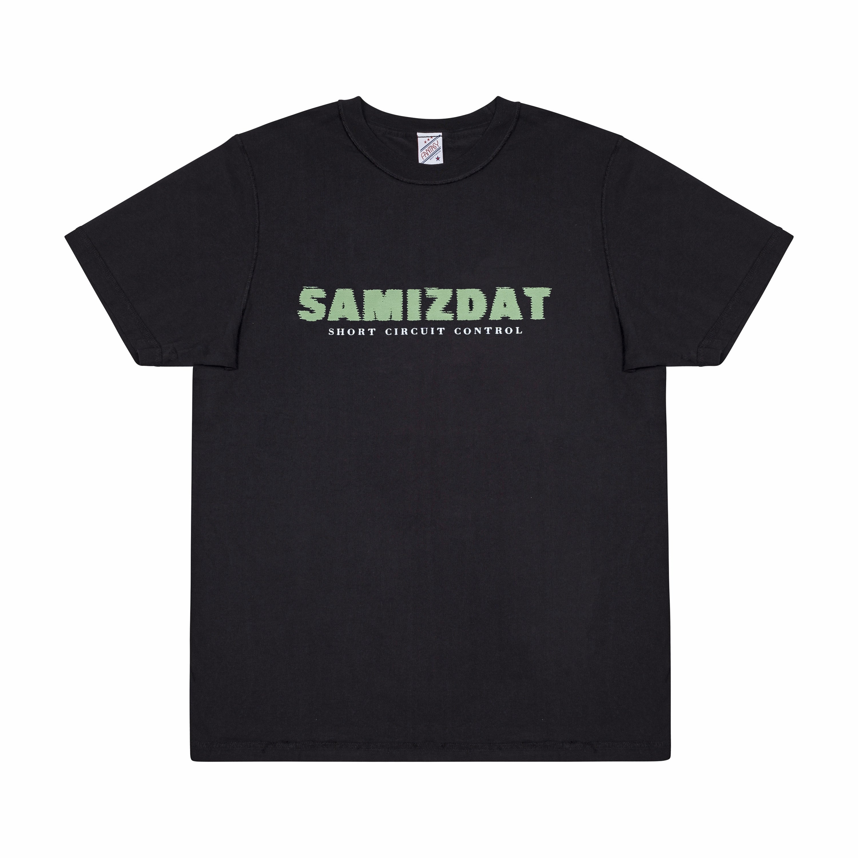 SAMIZDAT - LOGO T-SHIRT, BLACK - S | #size_us S  = jp 1 = eu 46