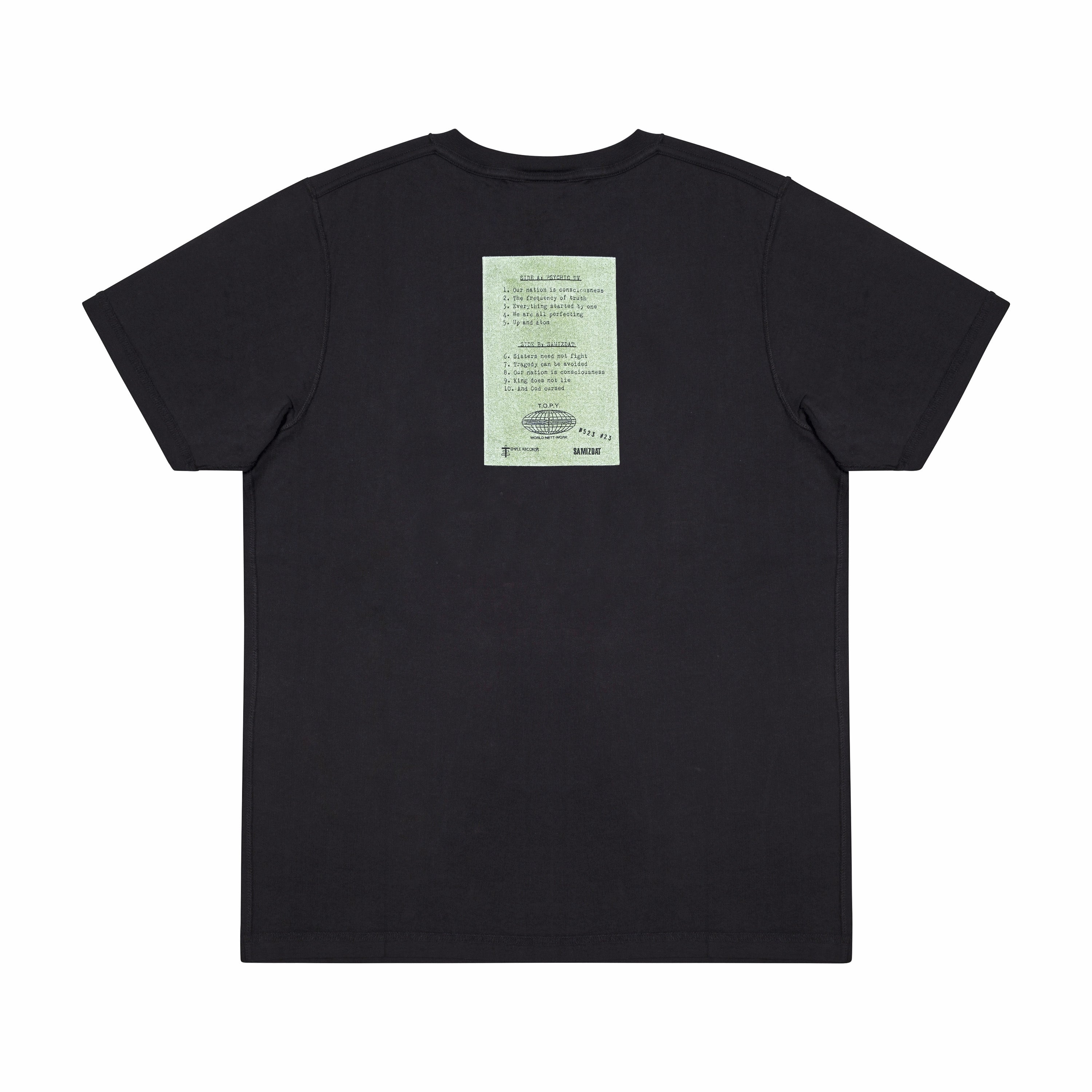 SPLIT EP T-SHIRT, BLACK