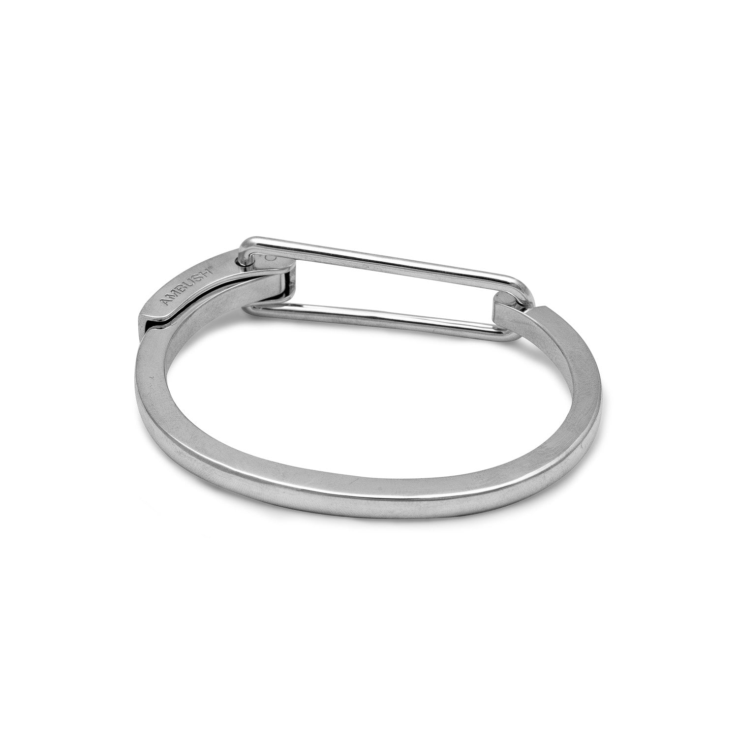 AMBUSH - CARABINER BANGLE, SILVER | #size_One Size fits all