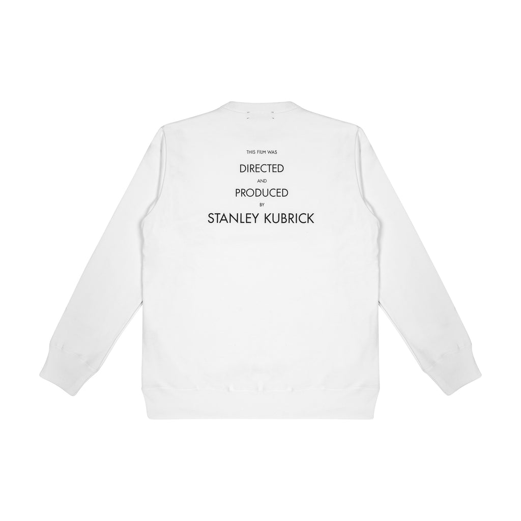 STANLEY KUBRICK SWEAT, WHITE