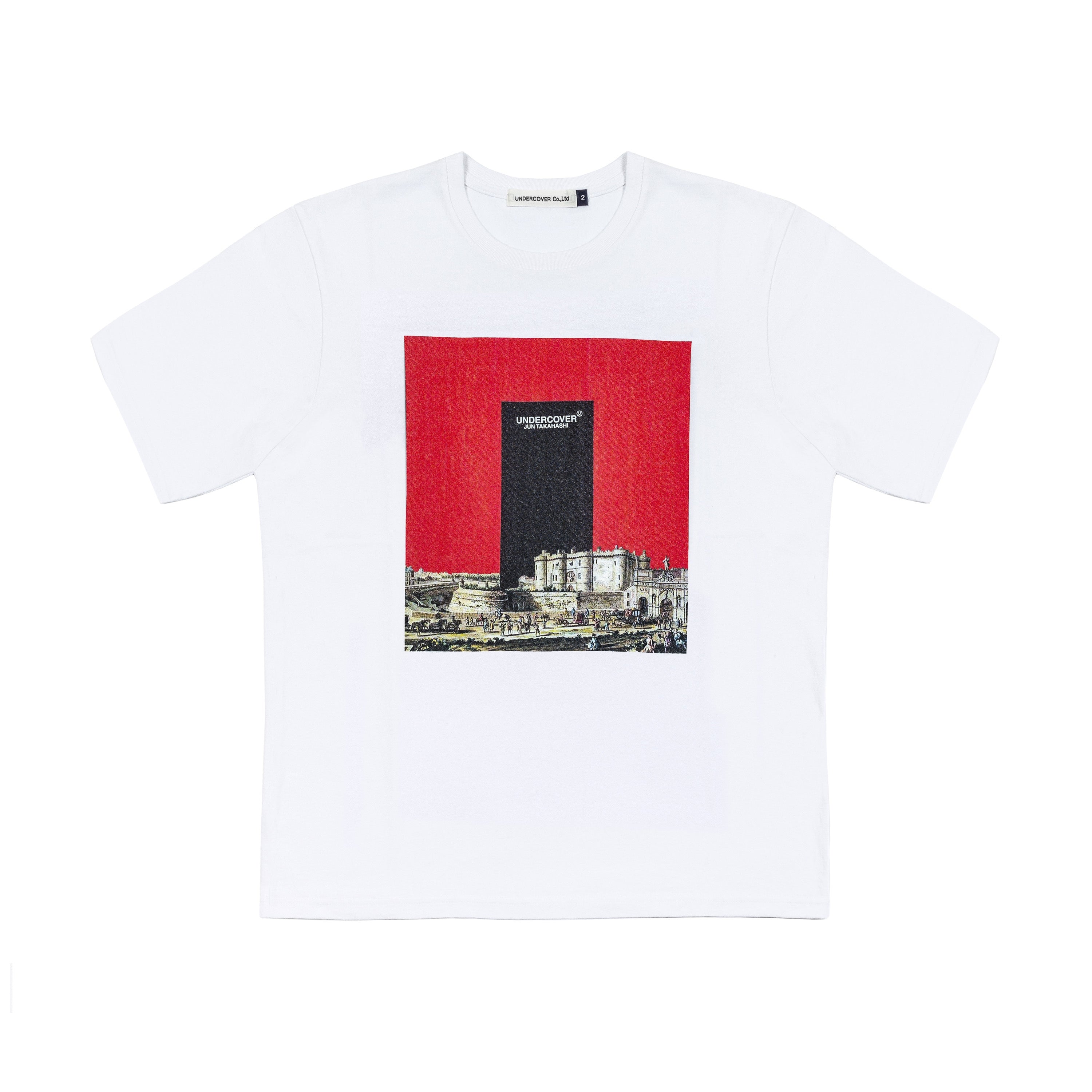 UNDERCOVER - CASTLE T-SHIRT, WHITE - 1 | #size_us S  = jp 1 = eu 46