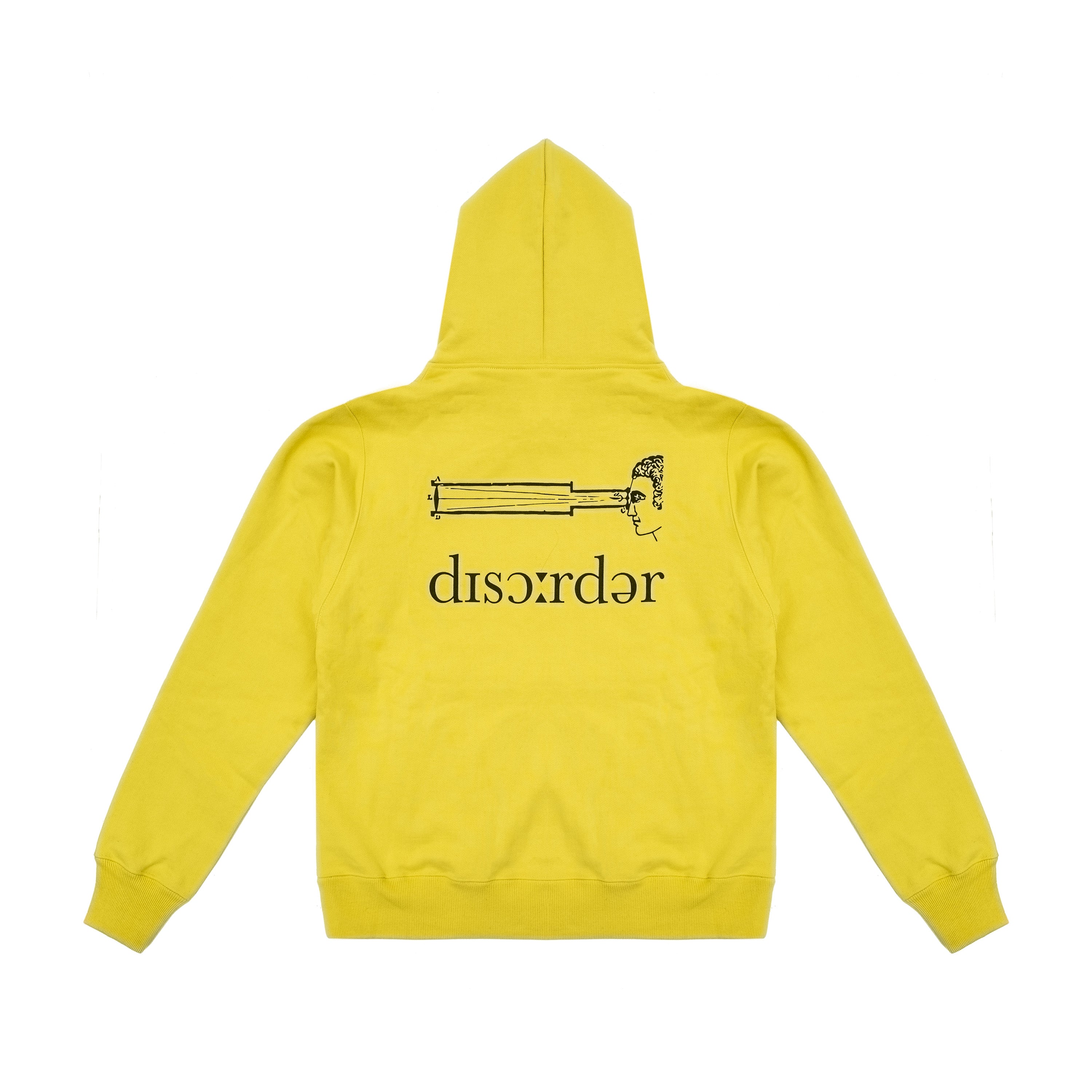 ORDER DISORDER HOODIE, YELLOW
