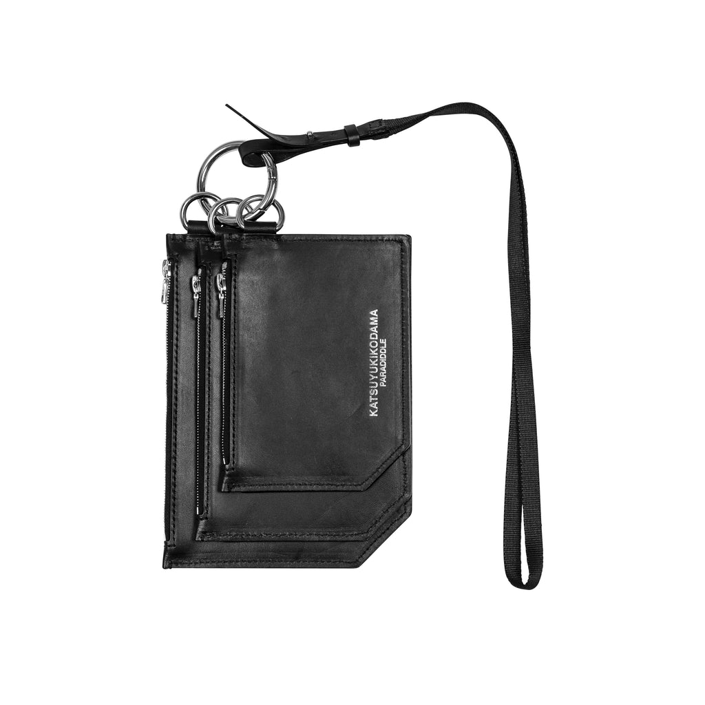 Stingray Neck Wallet, Black