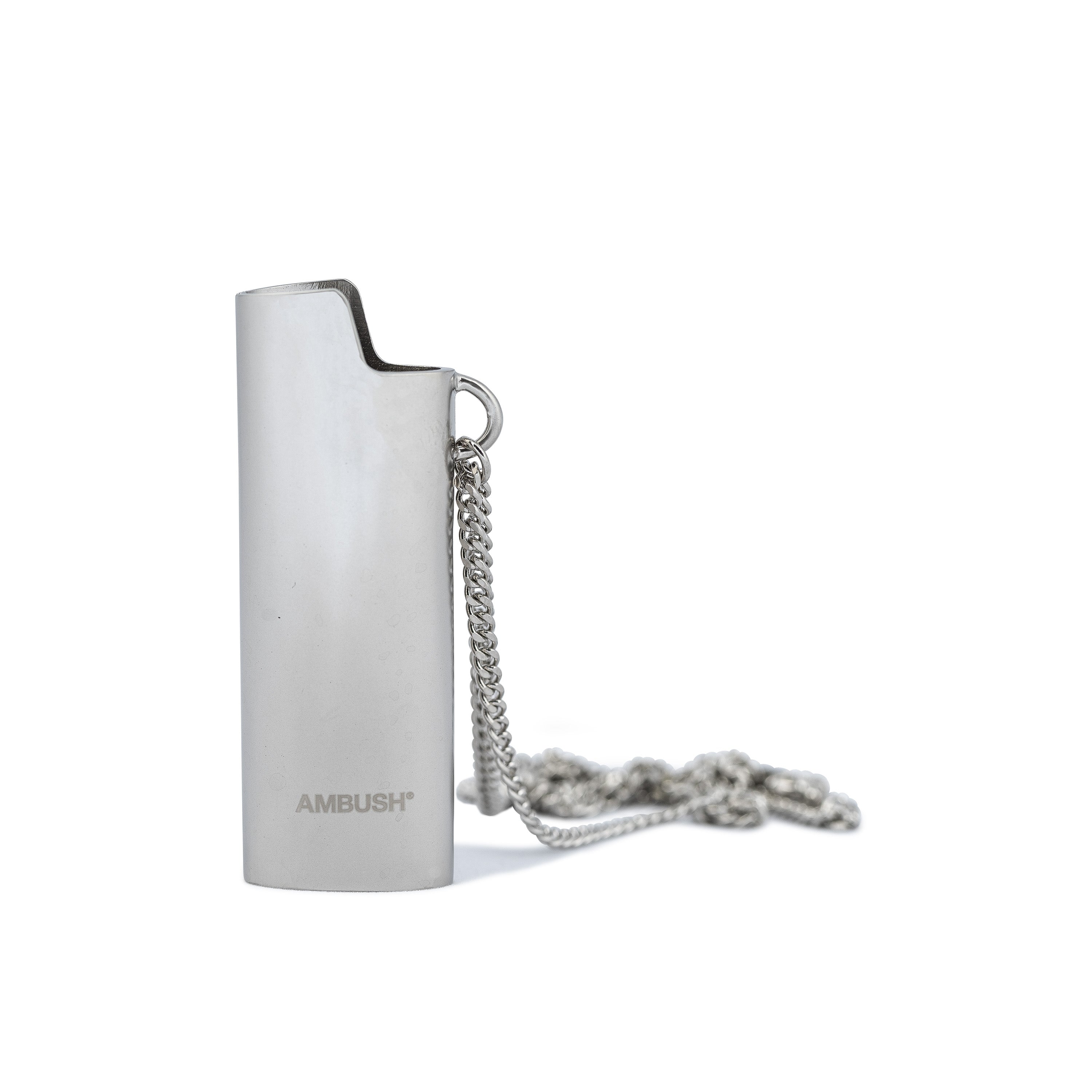 AMBUSH - SS LIGHTER CASE NECKLACE L, SILVER | #size_One Size fits all