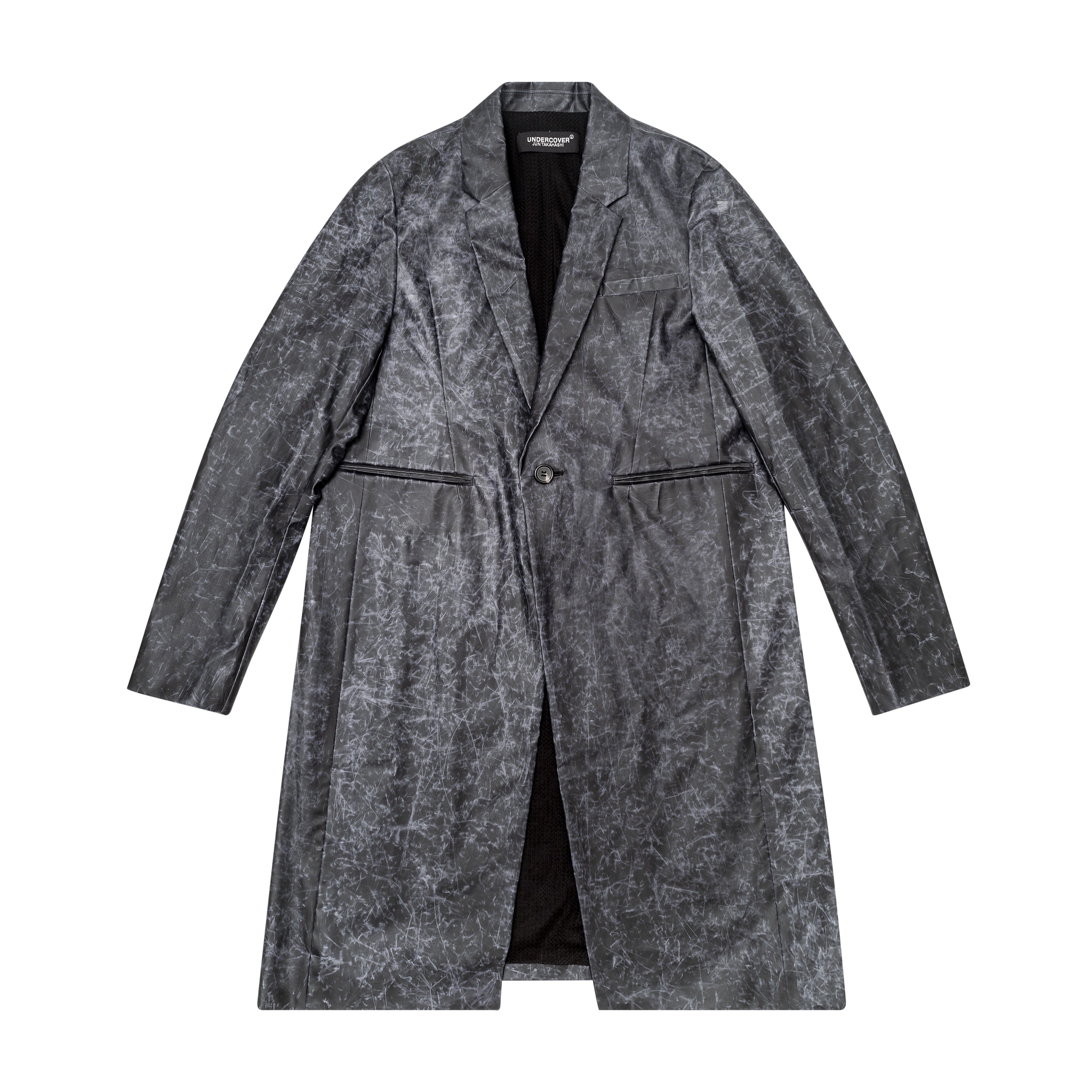 UNDERCOVER - LOGO COAT, BLACK - 2 | #size_us M = jp 2 = eu 48
