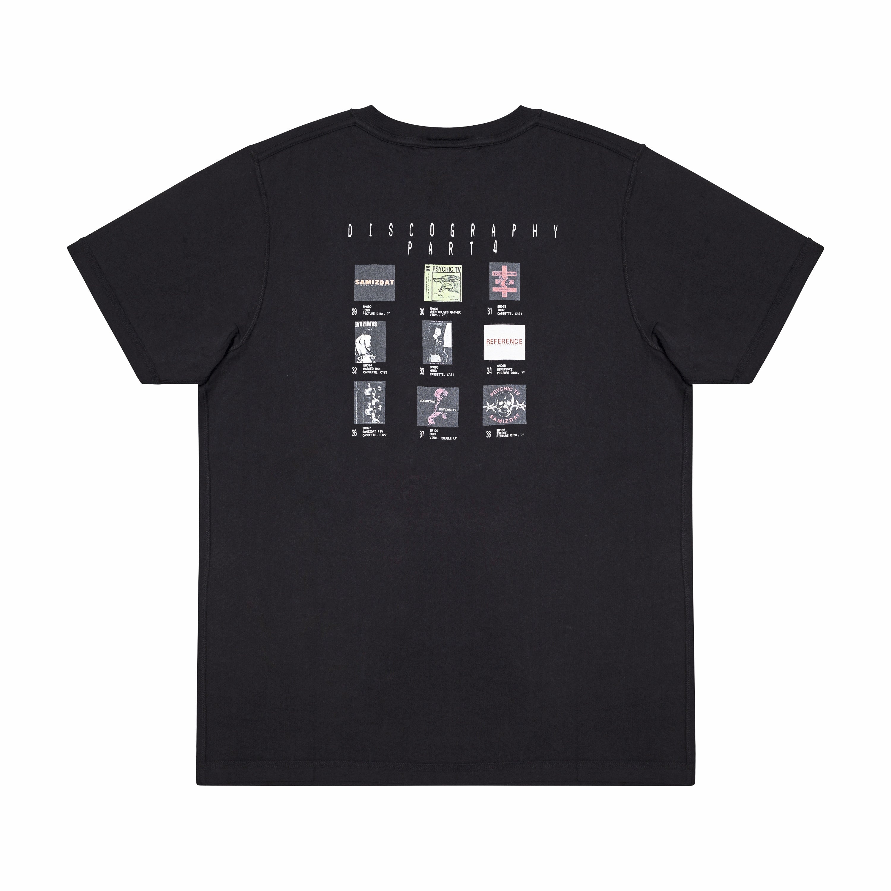 DISCOGRAPHY T-SHIRT, BLACK