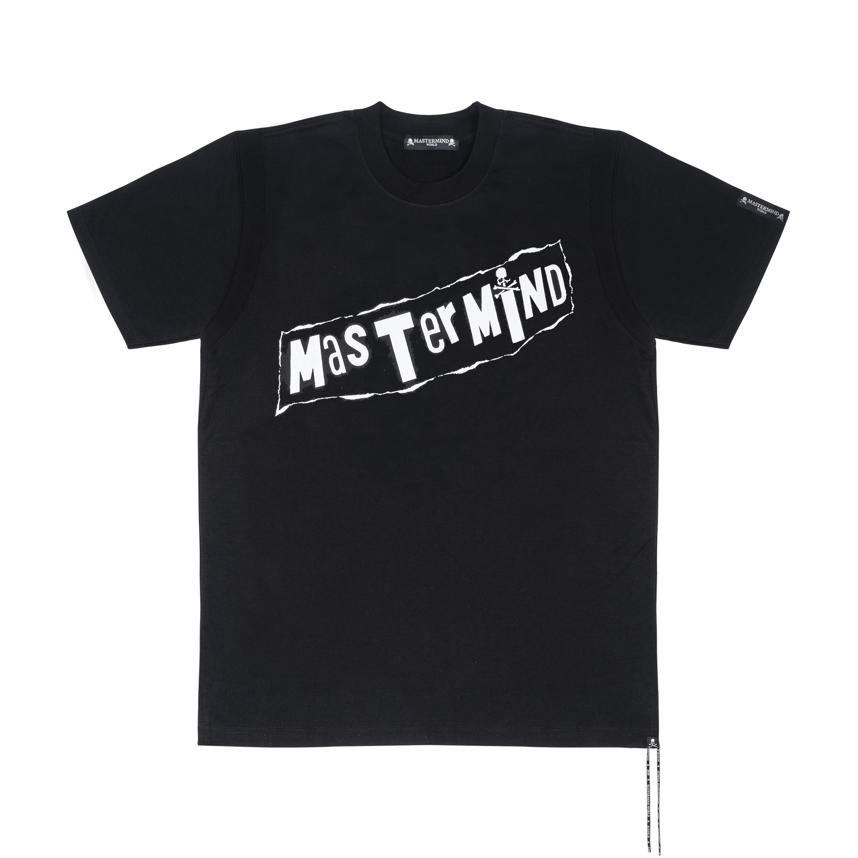 MASTERMIND - LETTERED T-SHIRT, BLACK - L | #size_us L  = jp 3 = eu 50