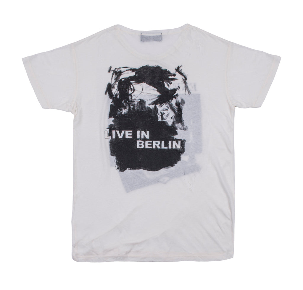 LIVE IN BERLIN T-SHIRT, WHITE