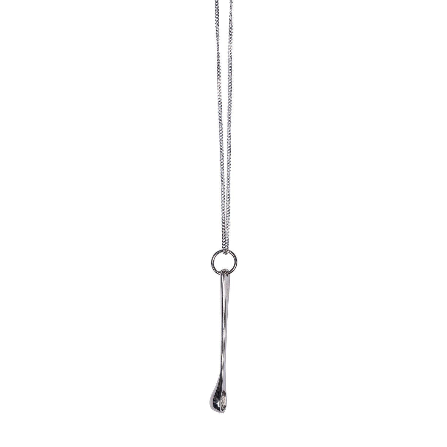 SPOON NECKLACE, SILVER