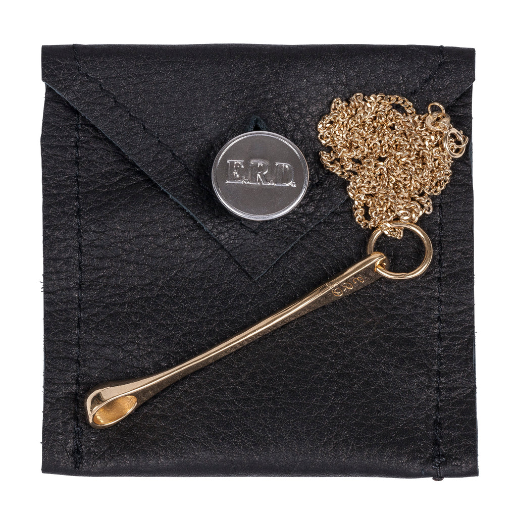SPOON NECKLACE, GOLD
