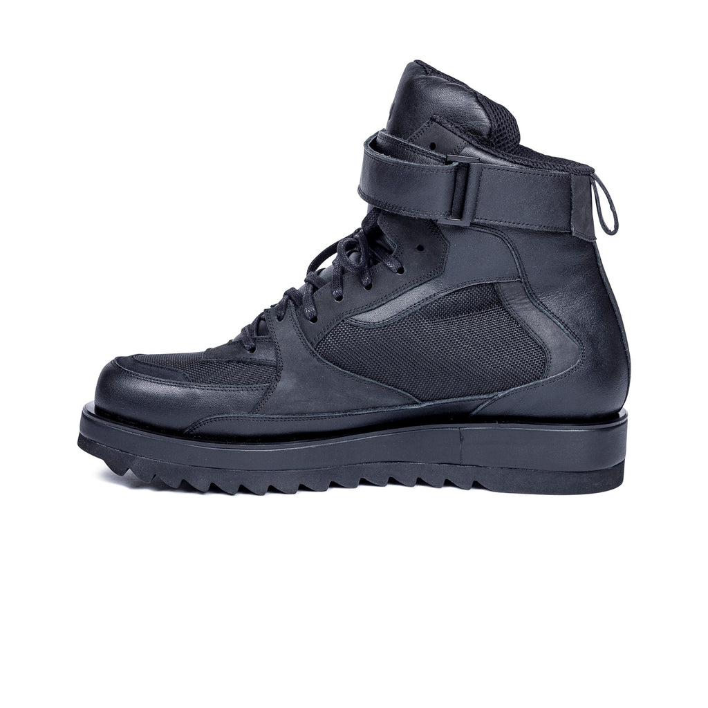 MILITARY SNEAKERS, BLACK