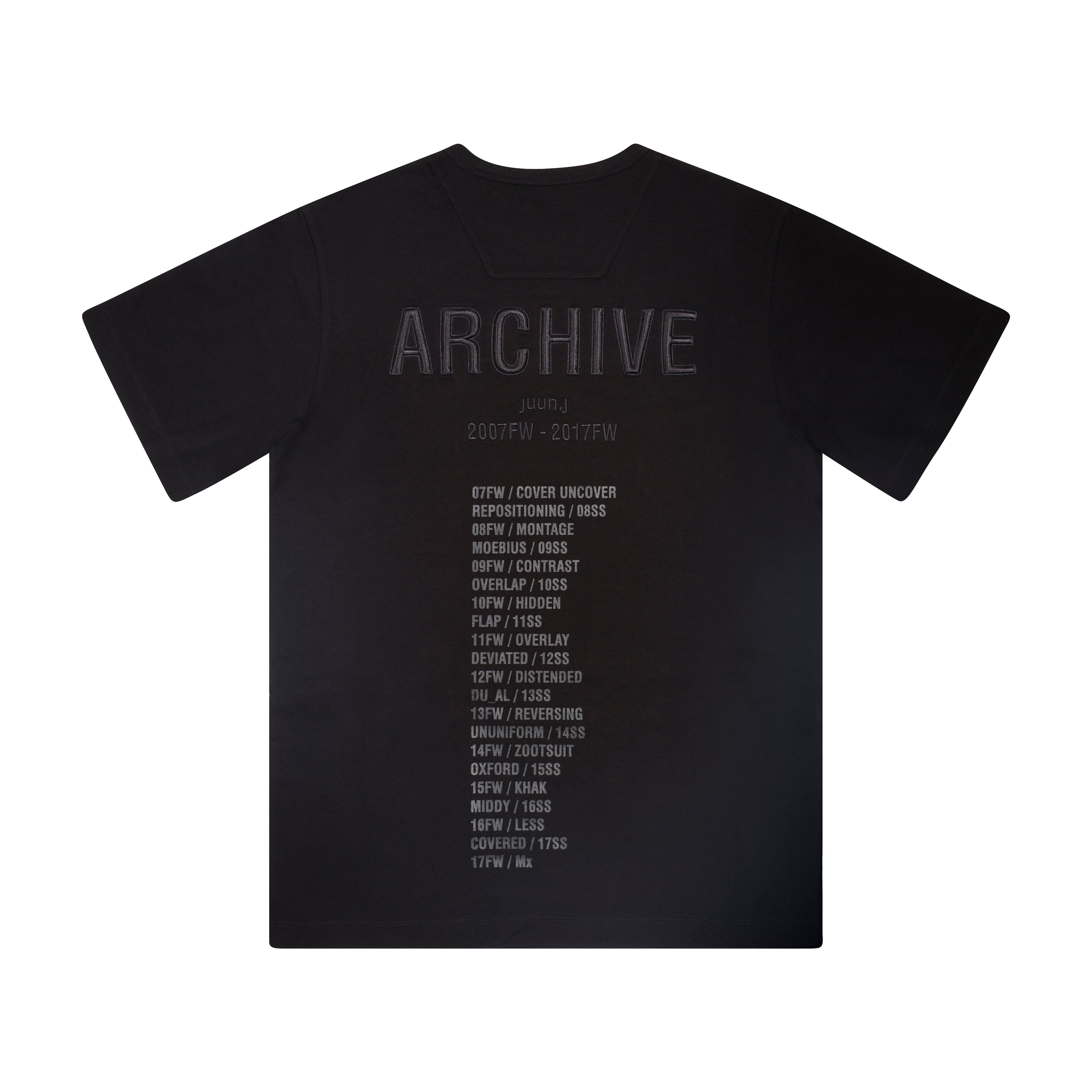 ARCHIVE T-SHIRT, BLACK