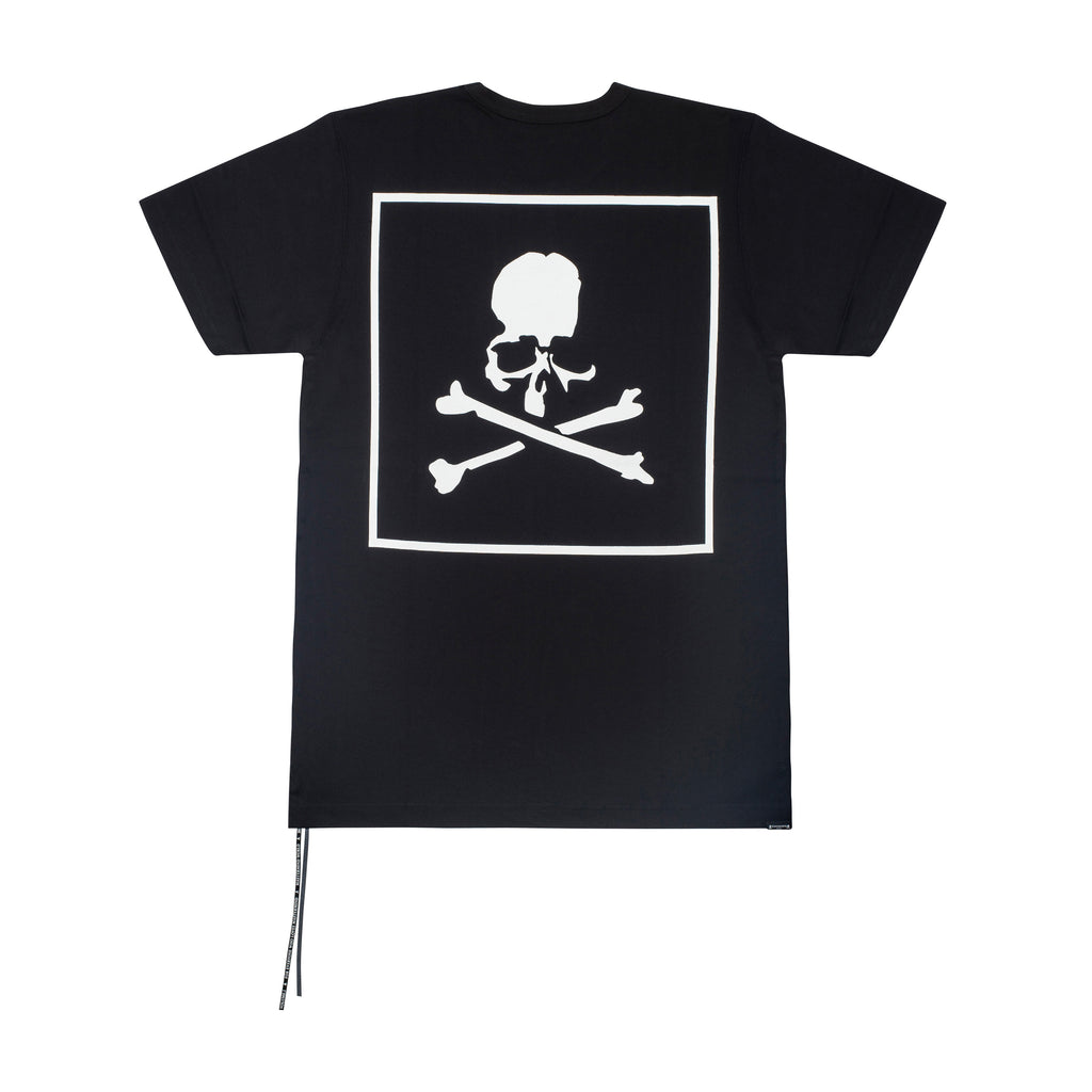 SKULL LOGO T-SHIRT 02, BLACK