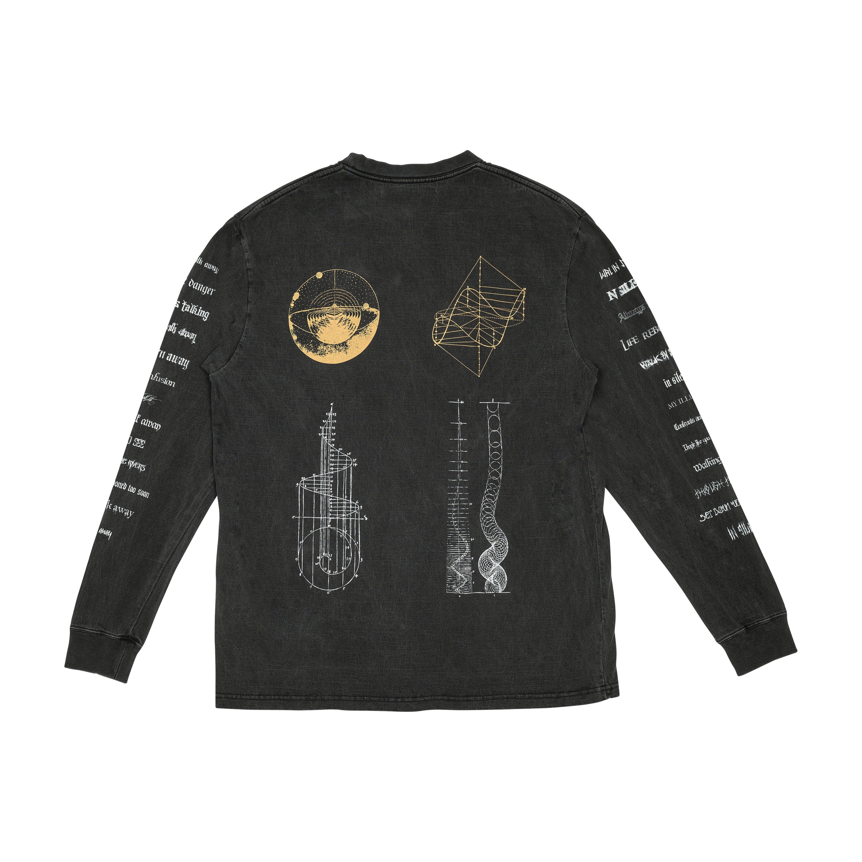 U RECORDS LONG SLEEVE, BLACK