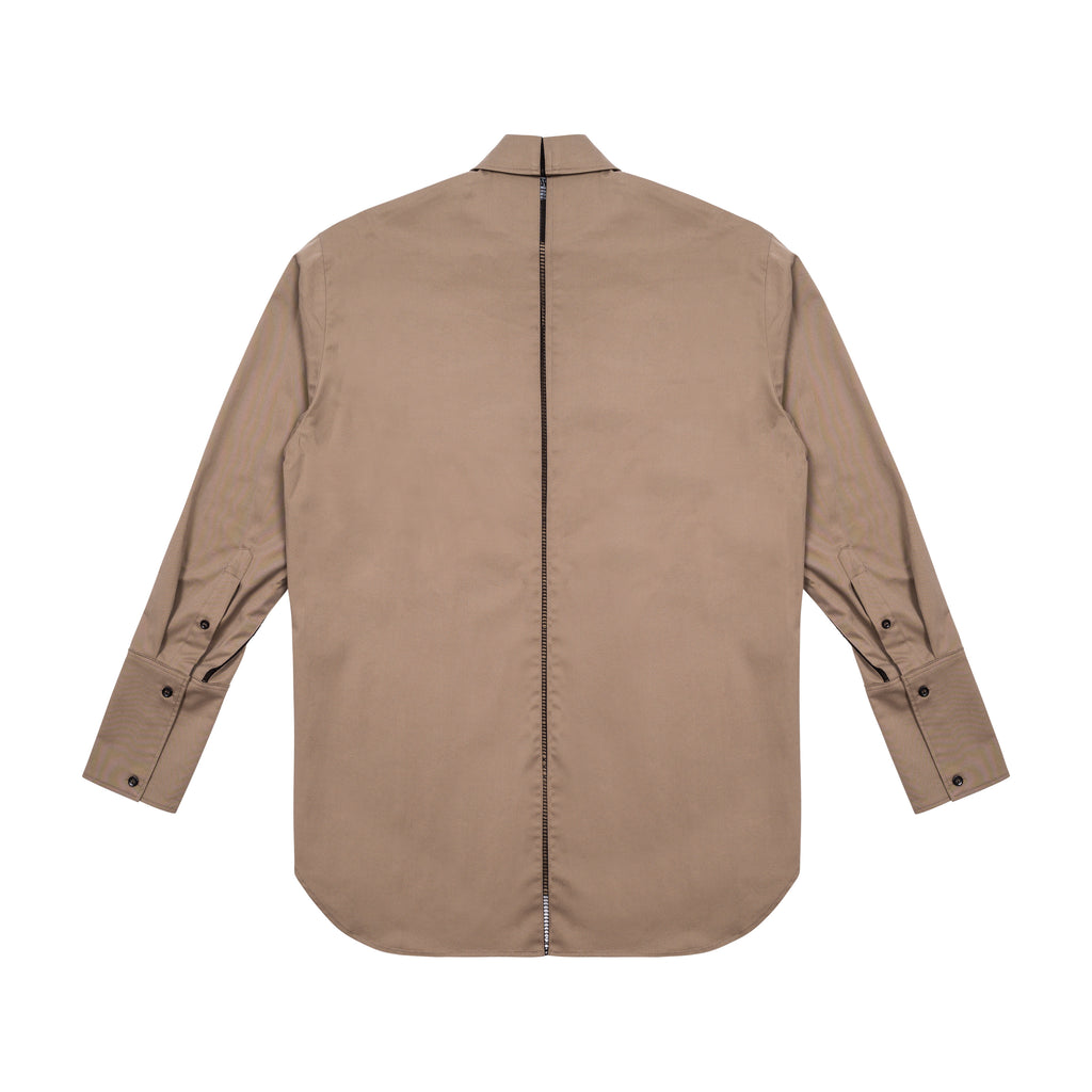 POLICE SHIRT, BEIGE