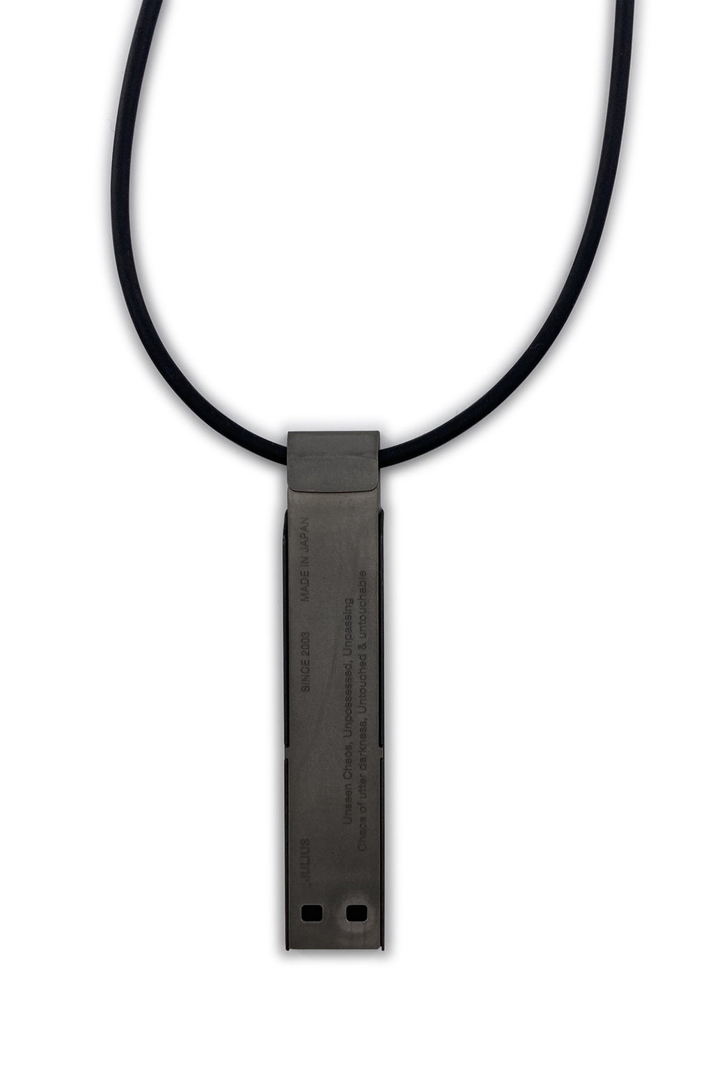 Stainless USB Necklace, Silver | #size_One Size fits all