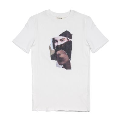 Timor Face T-Shirt,WHITE